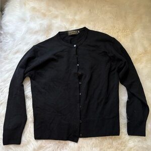 Windsor Elegant Black Men's Cardigan